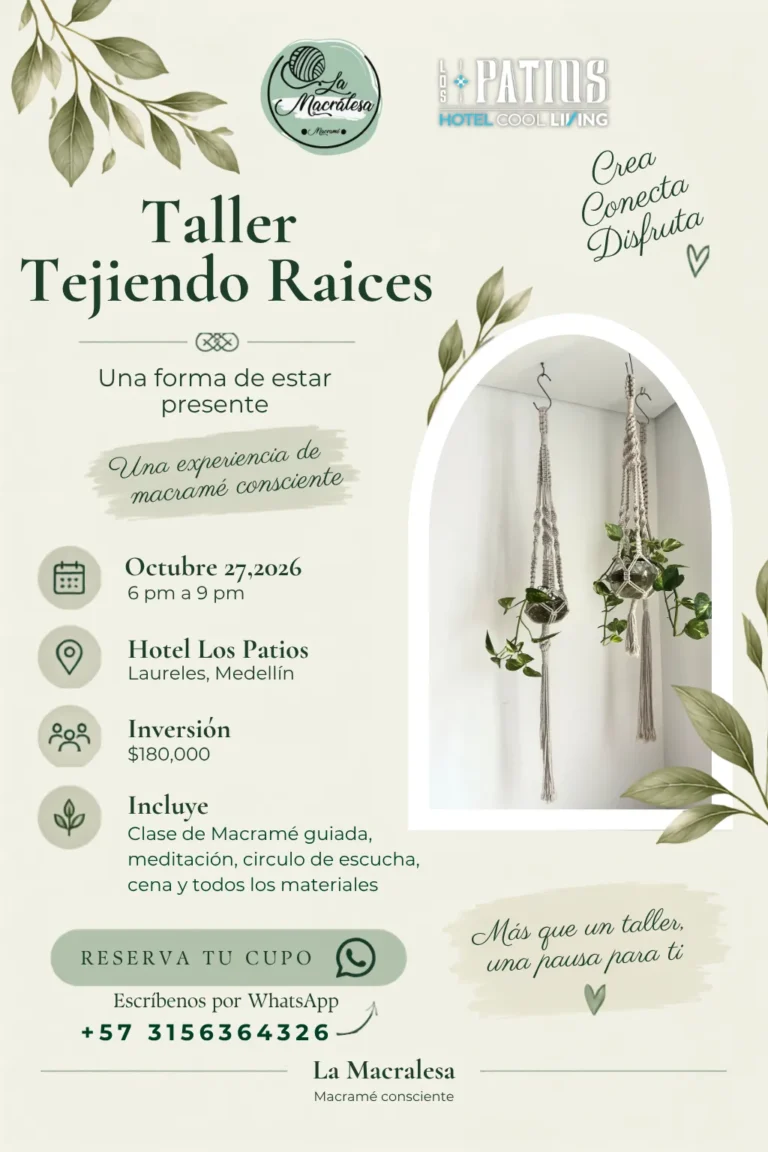 Tejiendo Raíces: taller de macramé consciente - Image 04