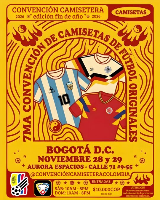 Convención Camiseteera – 7ma Convención De Camisetas De Fútbol Originales - Image 01