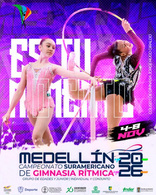 Medellín 20-26 Campeonato Suramericano de Gimnasia Rítmica - Image 01
