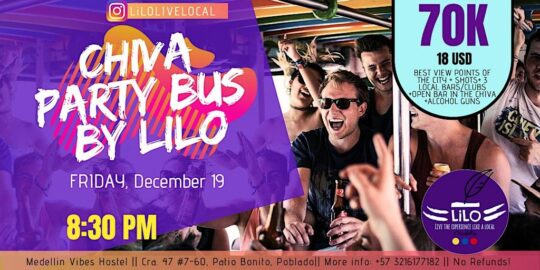 Chiva Party Bus With LiLO Medellin Vibes - Image 10348