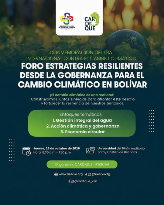 Foro Estrategias Resilientes Desde La Gobernanza Para El Cambio Climatico En Bolivar - Image 10114