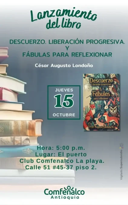 Lanzamiento Del Libro Descuerzo Liberacion Progresiva Y Fabulas Para Reflexionar - Image 10209