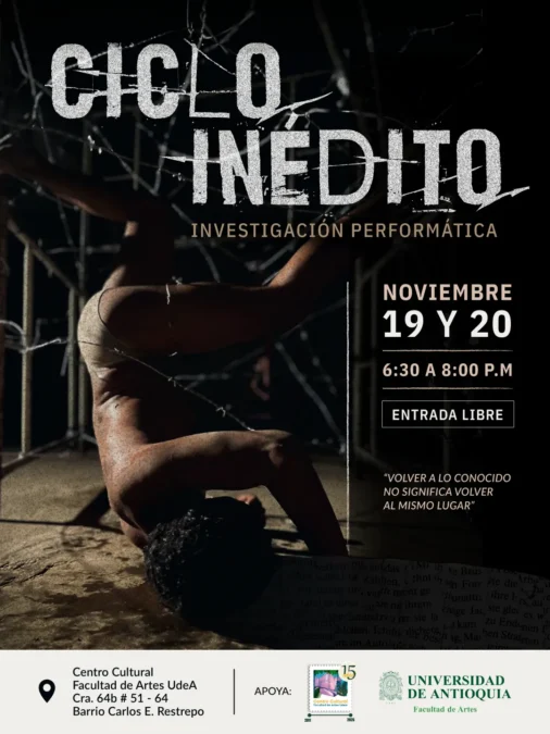 CICLO INÉDITO – INVESTIGACIÓN PERFORMÁTICA - Image 01