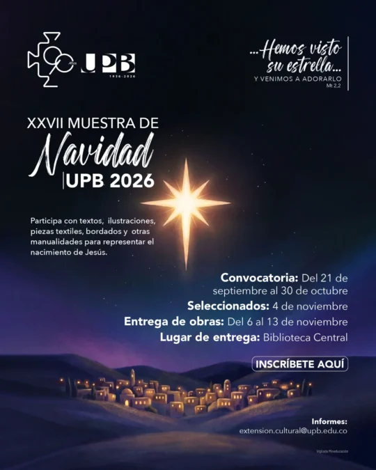 Convocatoria XXVII Muestra de Navidad UPB 2026 - Image 01