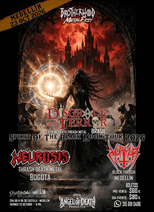 Disgrace and Terror Tour Colombia - Image 01